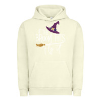 Pigment Pistachio if the broom fit fly it Urban Hoodie - ArtChic