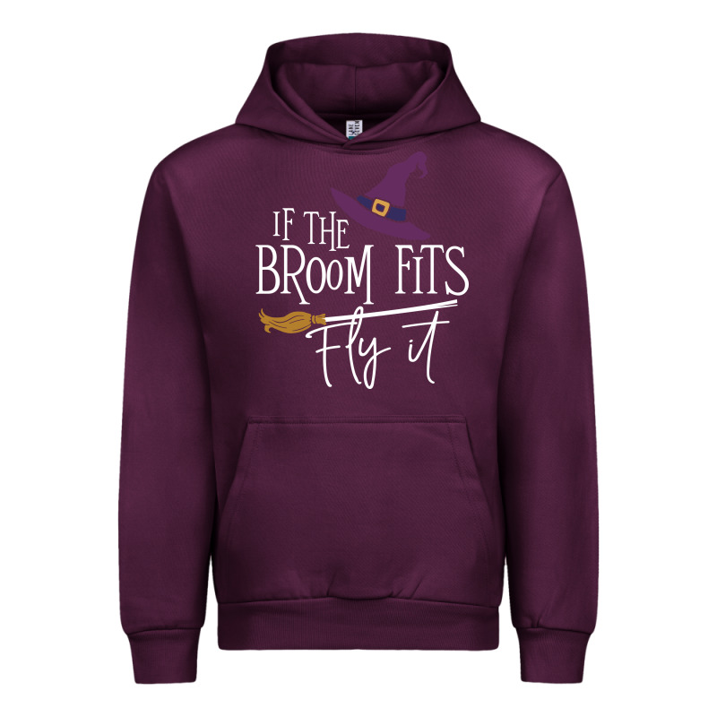 If The Broom Fit Fly It Urban Hoodie by ArtChic | Teevron