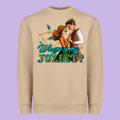 Where Is My Juliet Heavyweight Sweatshirt Designed By Adodesignshop