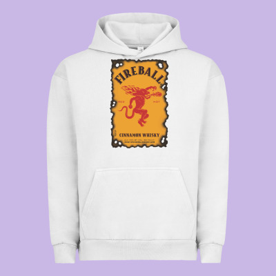 Fireball Cinnamon Whisky Urban Hoodie Designed By Artchic