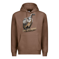 Chestnut Vulture Bird Premium Hoodie - LillyAllenDesigns