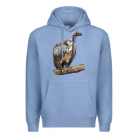 Colony Blue Vulture Bird Premium Hoodie - LillyAllenDesigns
