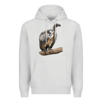 Dove Grey Vulture Bird Premium Hoodie - LillyAllenDesigns