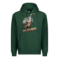 Sports Green Vulture Bird Premium Hoodie - LillyAllenDesigns