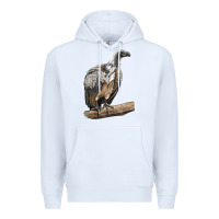 White Vulture Bird Premium Hoodie - LillyAllenDesigns
