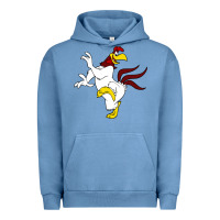 Pigment Pebble Blue foghorn leghorn looney Urban Hoodie - ArtChic