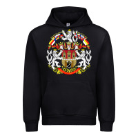 Black praha prague czech republic coat of arms ex czechoslovakia t shirt Urban Hoodie - ArtChic