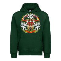Forest Green praha prague czech republic coat of arms ex czechoslovakia t shirt Urban Hoodie - ArtChic