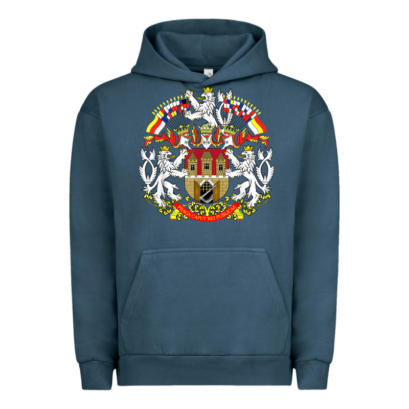 Praha Prague Czech Republic Coat Of Arms Ex Czechoslovakia T Shirt Urban Hoodie by ArtChic | Teevron