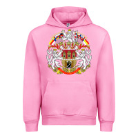Fuchsia Pink praha prague czech republic coat of arms ex czechoslovakia t shirt Urban Hoodie - ArtChic