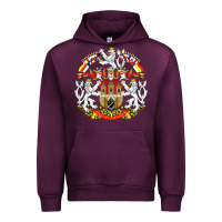 Mauve Wine praha prague czech republic coat of arms ex czechoslovakia t shirt Urban Hoodie - ArtChic