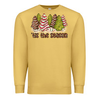 Antique Gold tis the season little debbie tree cakes Premium Sweatshirt - JahusDesignShop