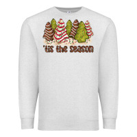 Oatmeal Heather tis the season little debbie tree cakes Premium Sweatshirt - JahusDesignShop