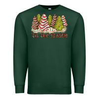 Sports Green tis the season little debbie tree cakes Premium Sweatshirt - JahusDesignShop