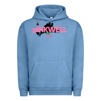 Pigment Pebble Blue pINKWELL TM for Sorors Boston AKAs Beach Party Martha's Vineyard Urban Hoodie - ArtChic