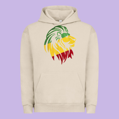 Lion Of Judah Reggae, Rasta, Ethiopia Jamaican Roots Urban Hoodie Designed By Artchic