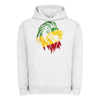 Pigment Lunar Rock Lion of Judah Reggae, Rasta, Ethiopia Jamaican Roots Urban Hoodie - ArtChic