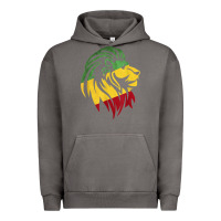 Pigment Tornado Lion of Judah Reggae, Rasta, Ethiopia Jamaican Roots Urban Hoodie - ArtChic