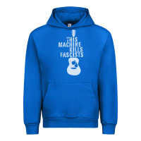 Cobalt This Machine Kills Fascists Urban Hoodie - ArtChic
