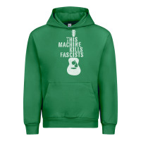 Emerald This Machine Kills Fascists Urban Hoodie - ArtChic