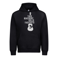 Black This Machine Kills Fascists Urban Hoodie - ArtChic