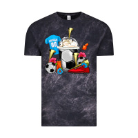 Cloud Black Soccer Frappe Coffee Vintage Tee - FaDigitalArtStudio