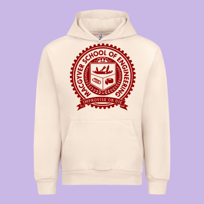 Macgyver School Of Engineering Urban Hoodie Designed By Artchic