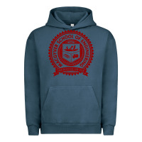 Pigment Midnight Navy macgyver school of engineering Urban Hoodie - ArtChic