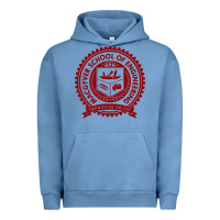Pigment Pebble Blue macgyver school of engineering Urban Hoodie - ArtChic