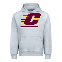 Heather Grey The central michigan of chippewas Urban Hoodie - ArtChic