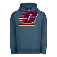 Pigment Midnight Navy The central michigan of chippewas Urban Hoodie - ArtChic