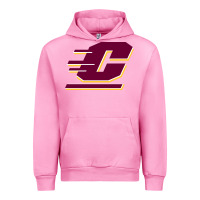 Fuchsia Pink The central michigan of chippewas Urban Hoodie - ArtChic