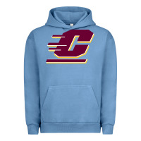Pigment Pebble Blue The central michigan of chippewas Urban Hoodie - ArtChic