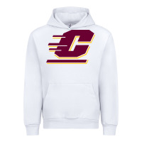 White The central michigan of chippewas Urban Hoodie - ArtChic
