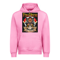 Fuchsia Pink firehouse rock love Urban Hoodie - ArtChic