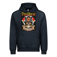 Navy firehouse rock love Urban Hoodie - ArtChic