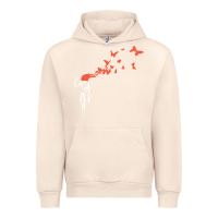 Sandshell banksy headshot butterfly Urban Hoodie - ArtChic