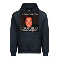 Navy engelbert humperdinck Urban Hoodie - ArtChic