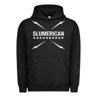 Pigment Black slumerican Urban Hoodie - ArtChic