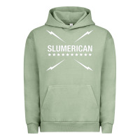 Pigment Oil Green slumerican Urban Hoodie - ArtChic