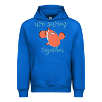 Cobalt just keep swimming 25 Urban Hoodie - ArtChic