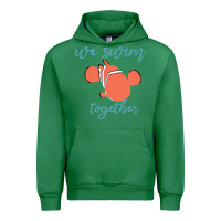 Emerald just keep swimming 25 Urban Hoodie - ArtChic