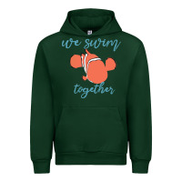 Forest Green just keep swimming 25 Urban Hoodie - ArtChic
