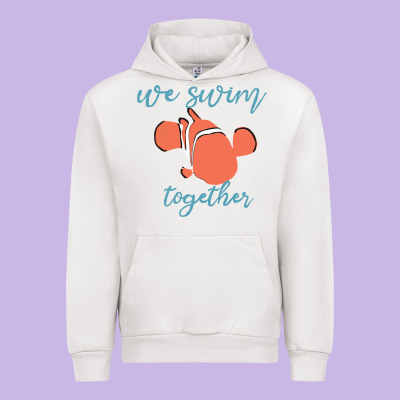 Just Keep Swimming 25 Urban Hoodie Designed By Artchic