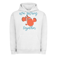 Pigment Lunar Rock just keep swimming 25 Urban Hoodie - ArtChic