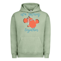 Pigment Oil Green just keep swimming 25 Urban Hoodie - ArtChic
