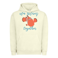 Pigment Pistachio just keep swimming 25 Urban Hoodie - ArtChic