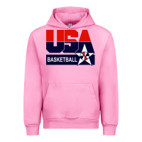 Fuchsia Pink usa basketball Urban Hoodie - ArtChic