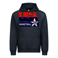 Navy usa basketball Urban Hoodie - ArtChic