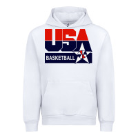 White usa basketball Urban Hoodie - ArtChic